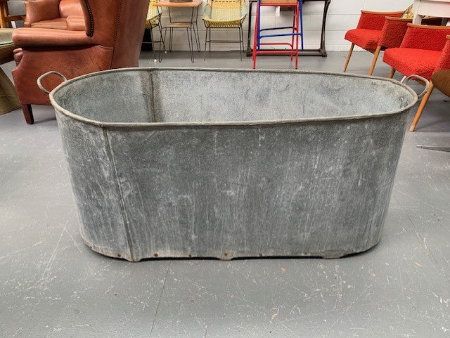 1940s   European Galvanised Bathtub #5844 Byron