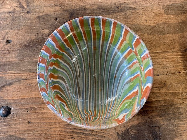 Vintage Hungarian  Glazed Ceramic  Bowl   #5214  Byron