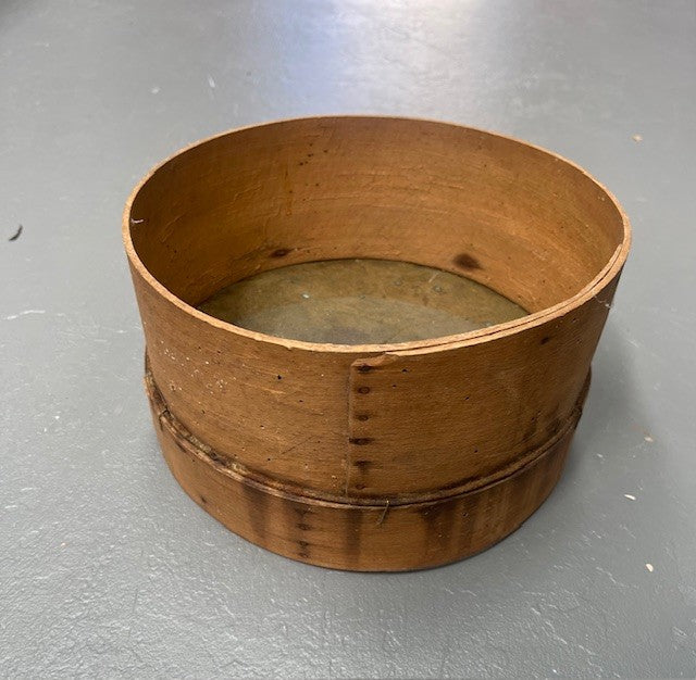 Vintage  European Wooden Sieve #6204   Byron