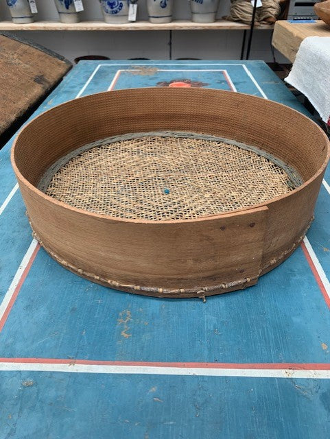 Vintage  European Wooden Sieve #5431 Byron