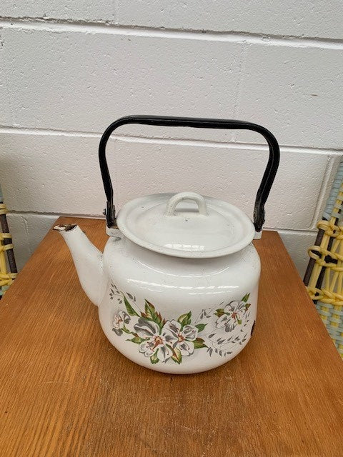 Vintage Hungarian  Enamel Coffee Pot  #5309 Byron