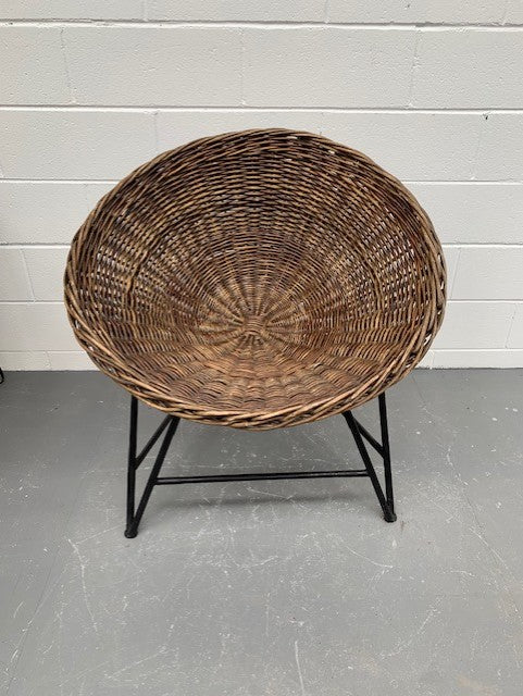 Vintage Mid Century  Basket Chairs #5560  Byron