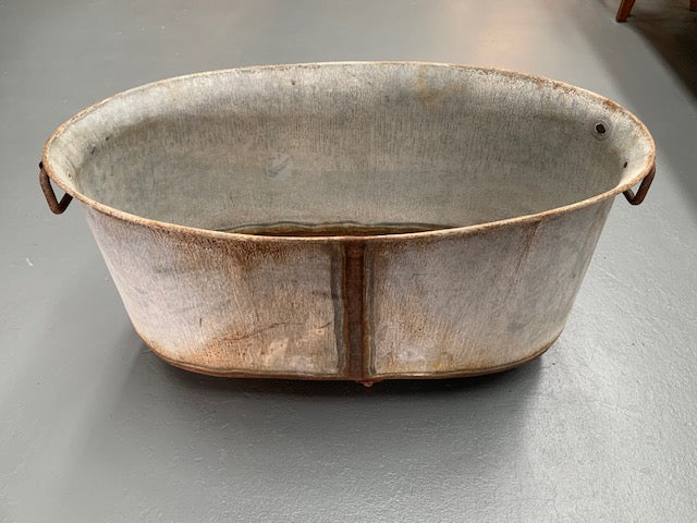 Vintage  Galvanised Planter #5678  Byron