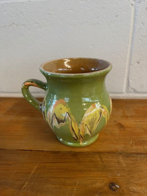 Vintage Hungarian  Glazed Ceramic Small Jug  #6482 Byron