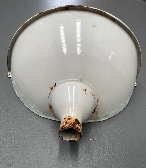 Vintage Enamel Wall Water Fountain  #6468  Byron