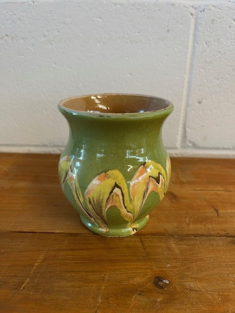 Vintage Hungarian  Glazed Ceramic Small Jug  #6482 Byron