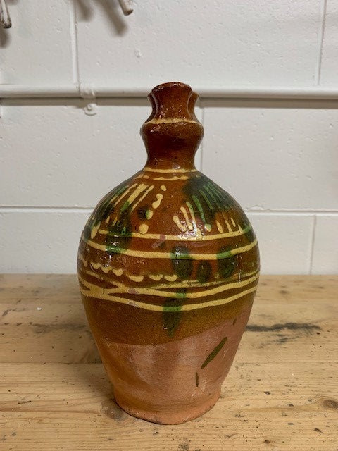 Vintage Hungarian  Glazed Ceramic  Jug  #5210  Byron