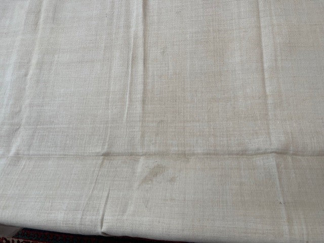 1940s  Linen/Hemp Sheet    #6501  (Read Information About This Item) Byron