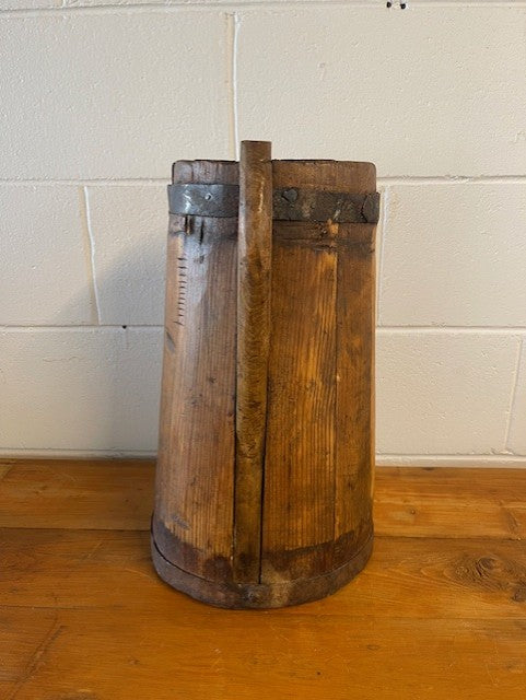 Vintage  European Wooden Jug   #6460  Byron