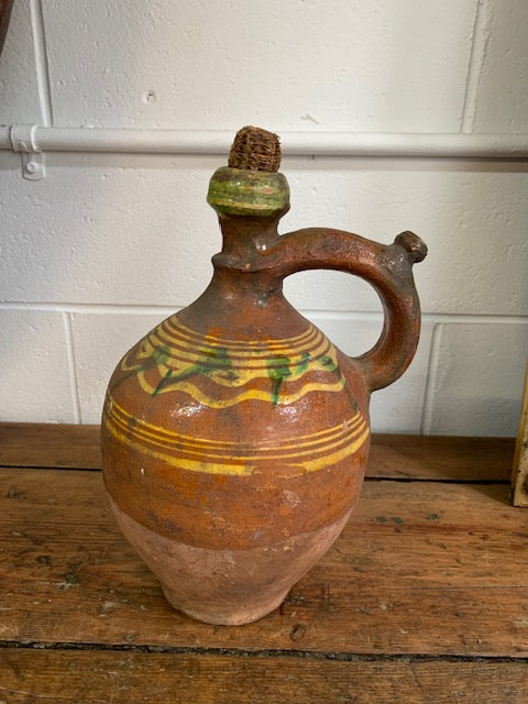 Vintage Hungarian  Terracotta Jug #5573  Byron