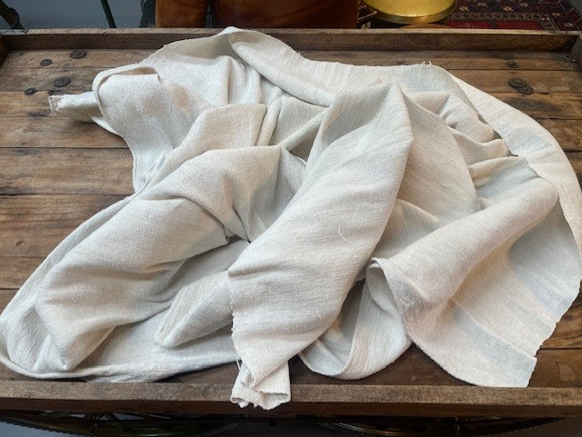 1940s  Linen/Hemp Sheet    #6500  (Read Information About This Item) Byron