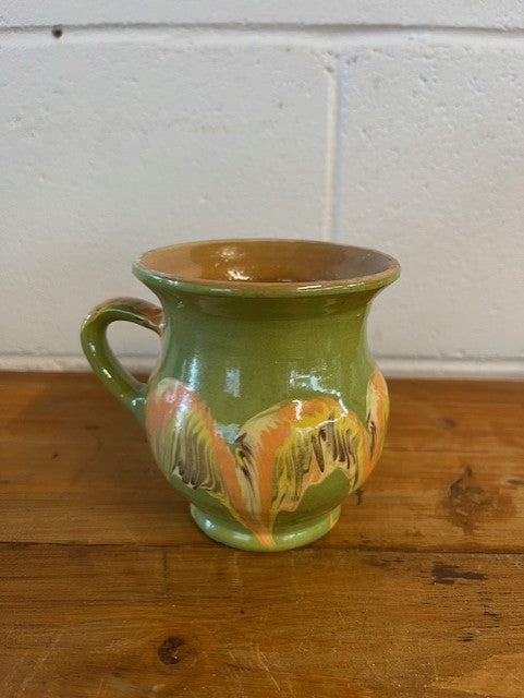 Vintage Hungarian  Glazed Ceramic Small Jug  #6477 Byron