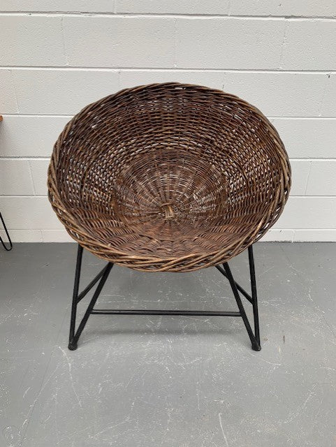 Vintage Mid Century  Basket Chairs #5559  Byron