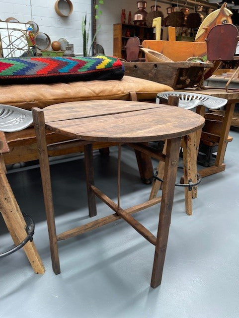 1920s Wooden Foldable Wine Tasting Table  #6498  Byron
