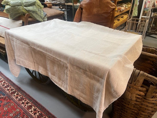 1940s  Linen/Hemp Sheet    #6500  (Read Information About This Item) Byron