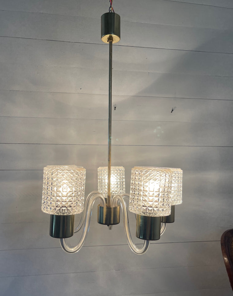 Vintage Mid Century Celing  Light  #3776