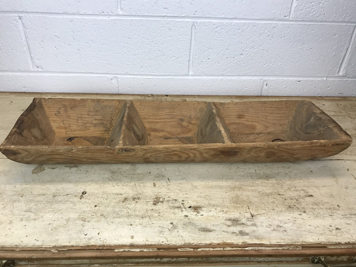 Vintage Turkish wooden kneading tray  #1384