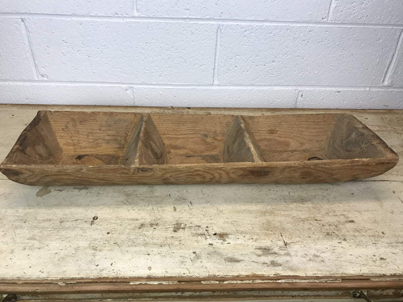 Vintage Turkish wooden kneading tray  #1384