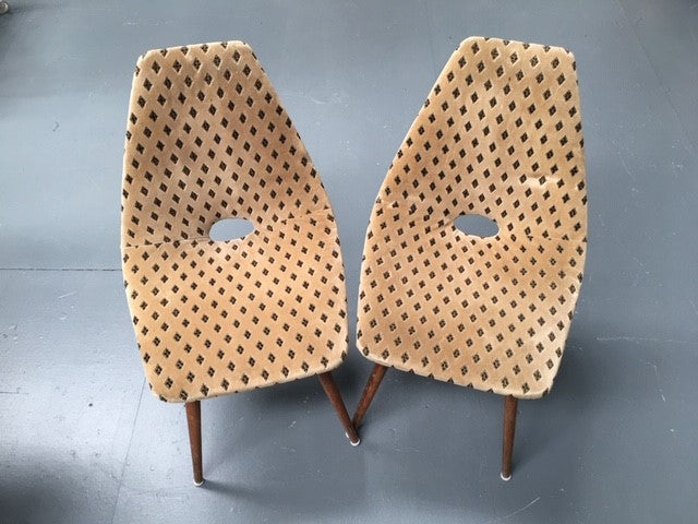 Vintage Czech Cocktail Chair   #