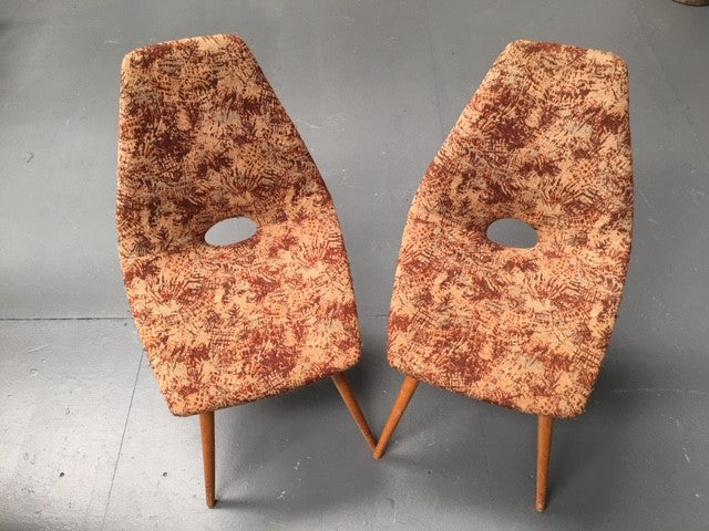 Vintage Czech Cocktail Chair   #