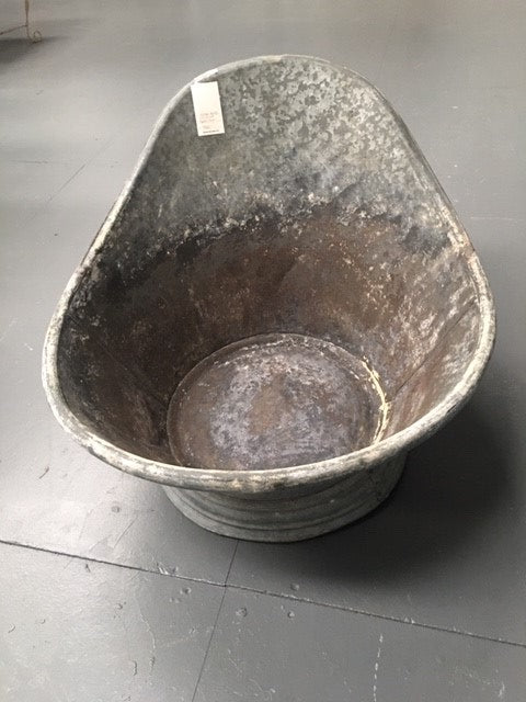 Vintage 1940s Galvanized Kids Bath Tub #B1445Byron