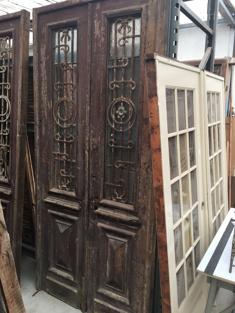 Vintage industrial Egyptian huge door #1528