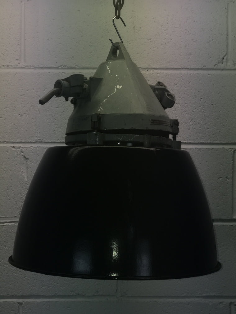 Vintage industrial CZECH warehouse  lights #1537 KELLY BURNS