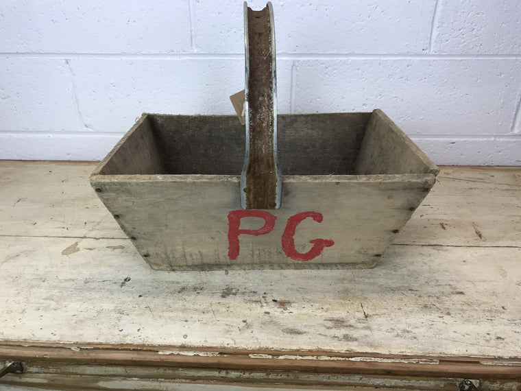 Vintage French wooden grape picking crate  #1772 Byron Warehouse