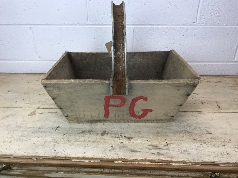Vintage French wooden grape picking crate  #1772 Byron Warehouse