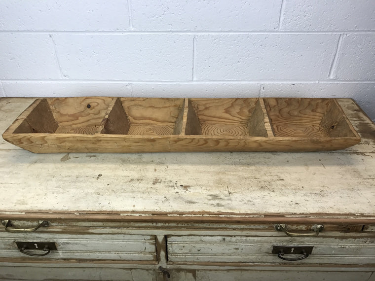 Vintage Turkish wooden kneading tray  #1777