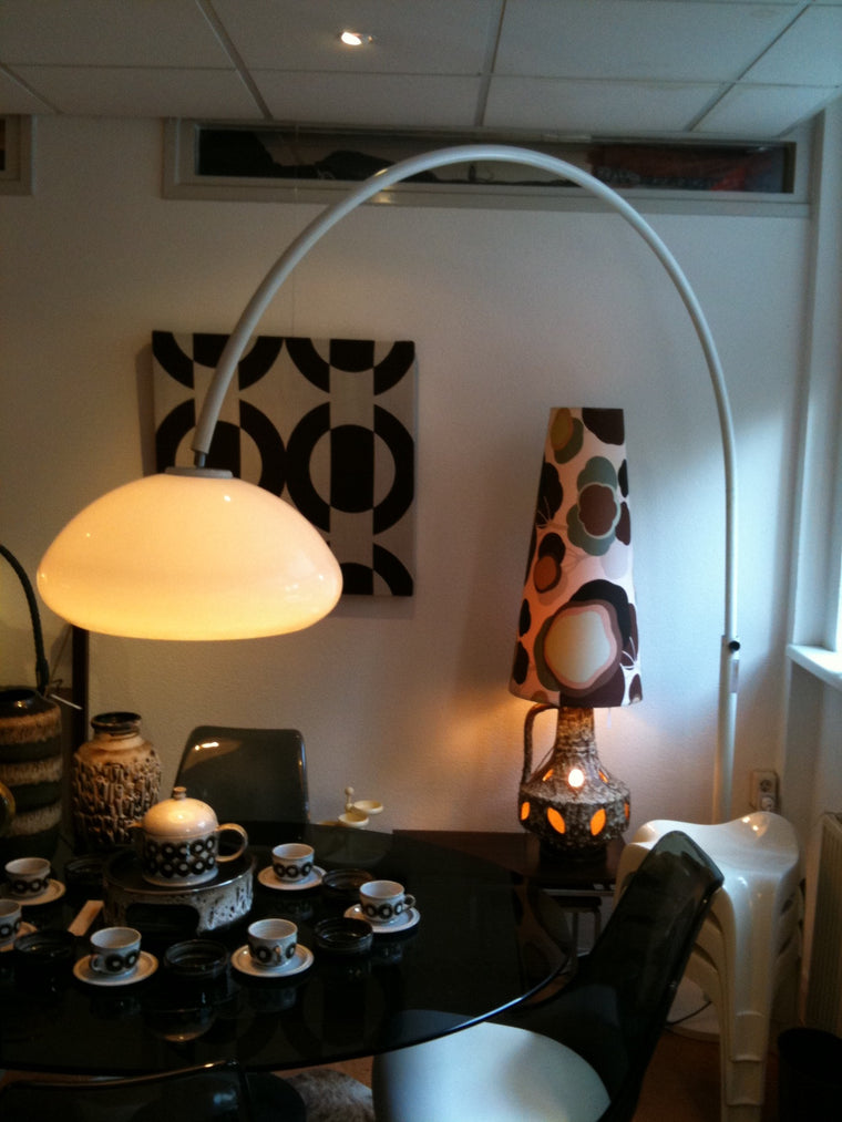 Vintage retro 70s European HUGE arc lamp #1834