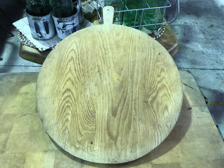 Vintage industrial French breadboard cutting board #1838
