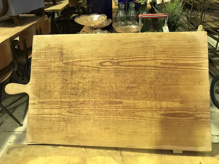 vintage industrial French breadboard cutting board #1857