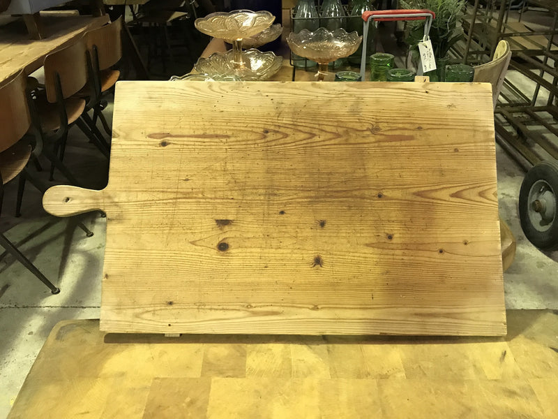 vintage industrial French breadboard cutting board #1858