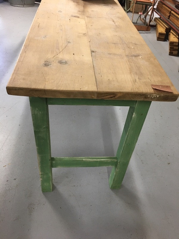 Vintage industrial European kitchen dining table #1872 in Byron