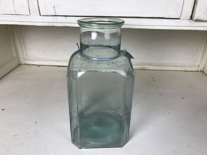 Vintage 80-year- old Greek olive oil jars #1367