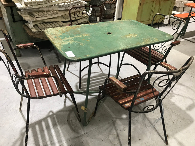 Vintage industrial french garden setting  #1931