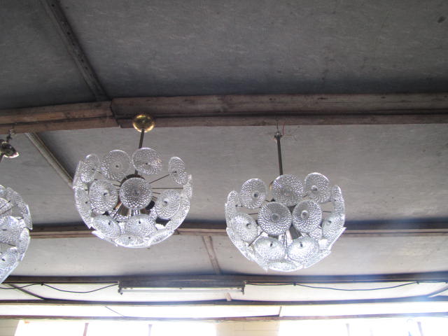 Vintage RETRO 1960s midcentury Danish pendant light #1933