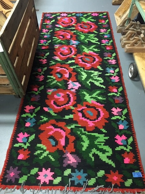 Vintage European Gypsy Carpet  #B3276 Byron Warehouse