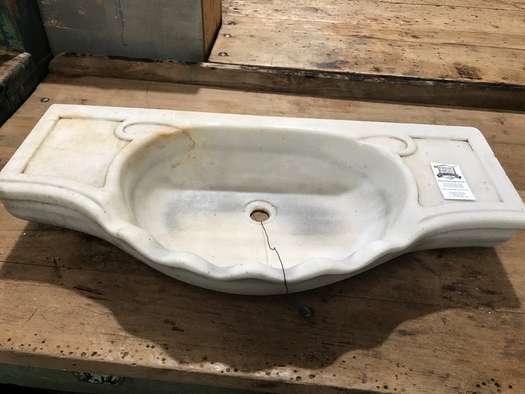 Vintage industrial Turkish Marble sink #2008/1