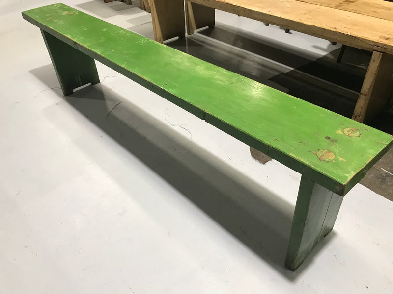 Vintage industrial European bench seat  #2002/2