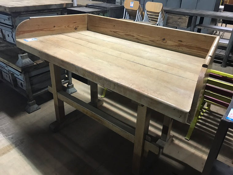 Vintage industrial European amazing bakers table  #2033
