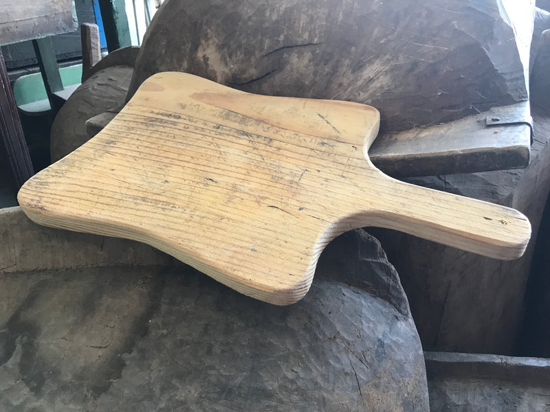 Vintage industrial French breadboard cutting board #2058