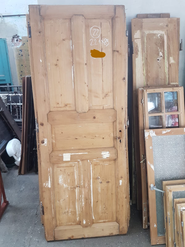 Vintage French wooden house door #2565/22