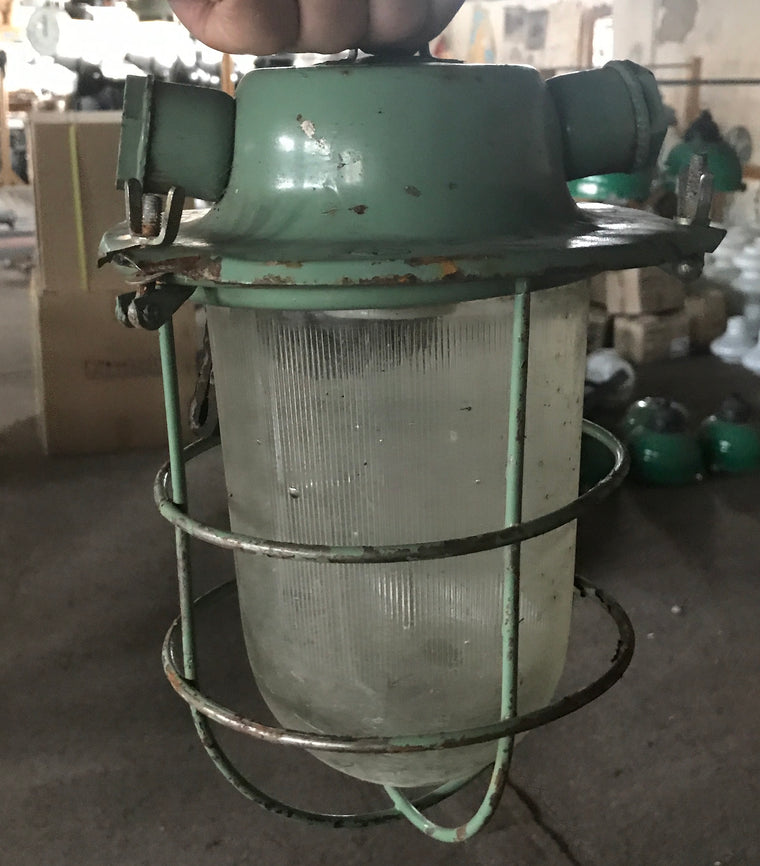 Vintage industrial Ukraine warehouse lights #2330