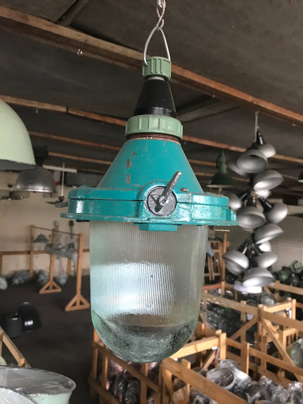 Vintage industrial Ukraine warehouse lights #2334