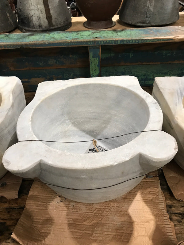 Vintage industrial Turkish Marble sink #2343/c