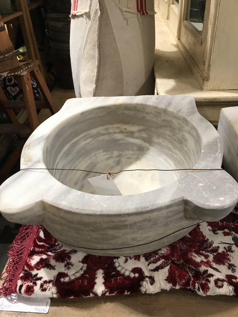 Copy of Vintage industrial Turkish Marble sink #2343/g