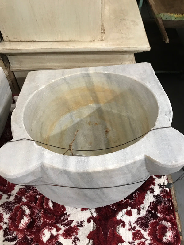 Vintage industrial Turkish Marble sink #2343/h