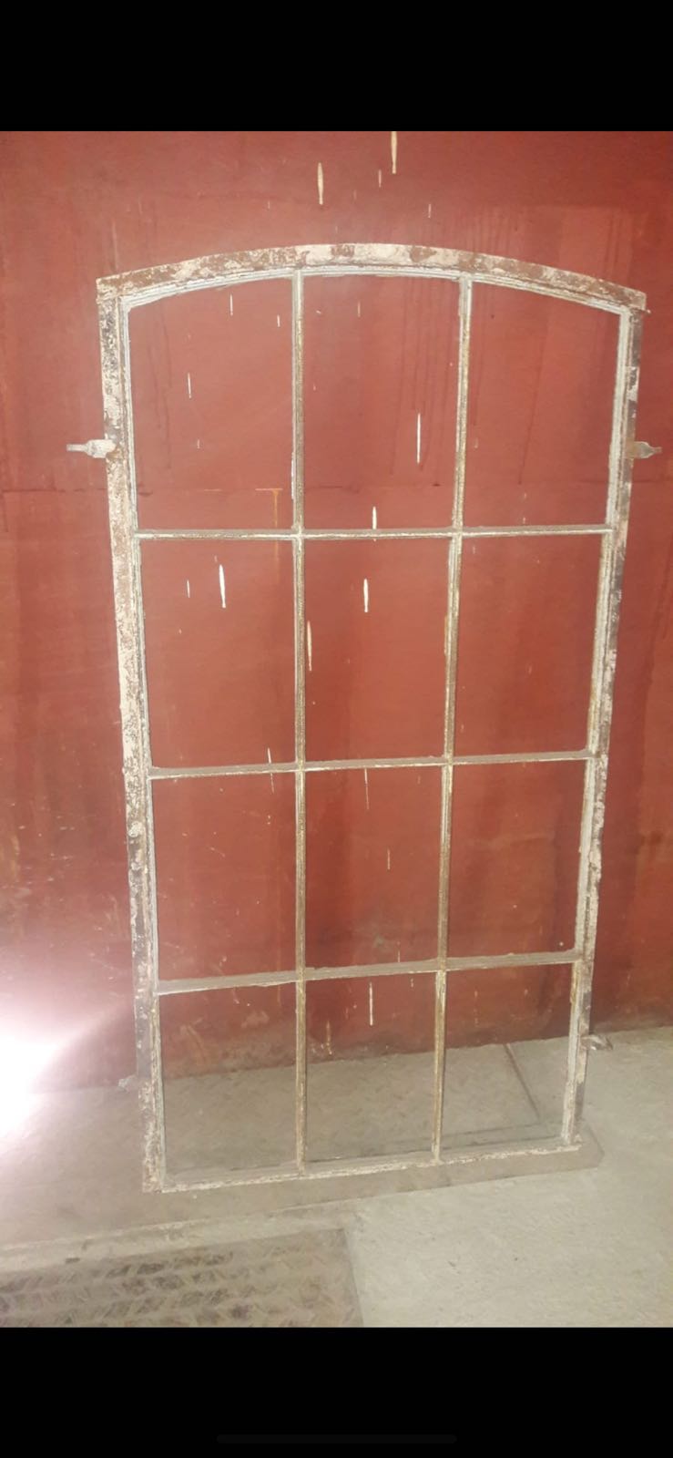 Vintage industrial European cast iron  windows 1.3mt #2357 BAM